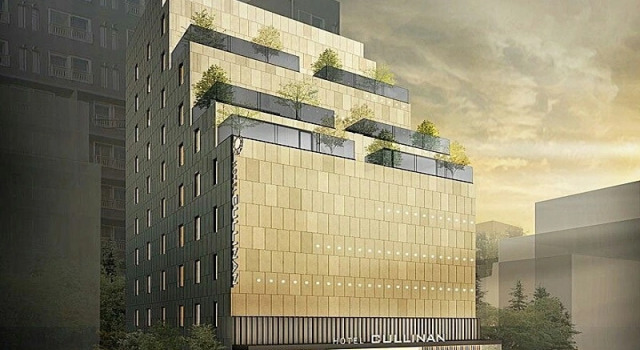 Кровать в общем номере Jeju Cullinan Hotel