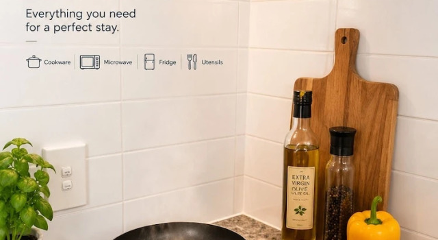 Апартаменты c 1 комнатой с балконом Quest on Queen Serviced Apartments