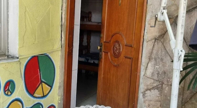 Кровать в общем номере Hostel Dumah