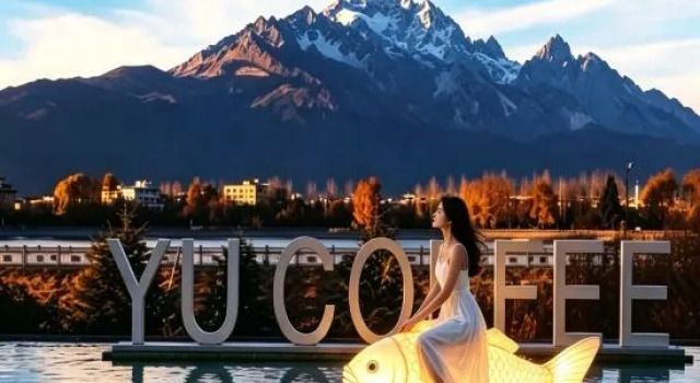 QingXiYingYu.Snow Mountain.Lake View.Garden.Scenic Retreat.Designer Villa, Prenota Villa Hotel a Lijiang con piscina, Piscina