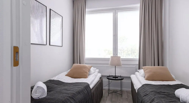 Апартаменты с 2 комнатами Forenom Serviced Apartments Rauma Kaivopuisto