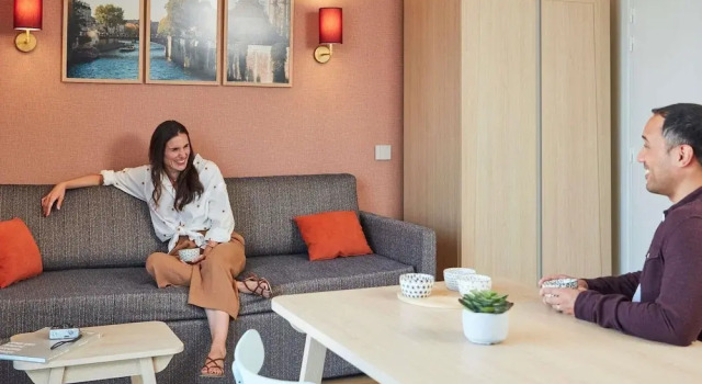 Двухместные апартаменты Aparthotel Adagio Paris Boulogne