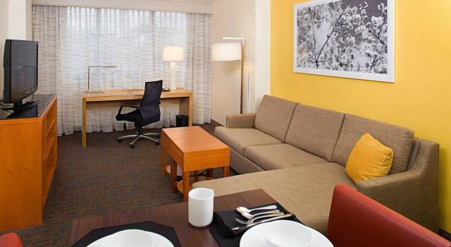 Двухместный люкс c 1 комнатой Residence Inn Washington, DC Foggy Bottom