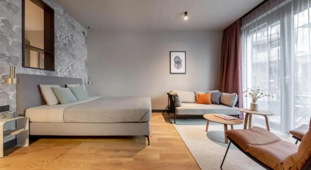 Студия Deluxe ipartment Hamburg HafenCity
