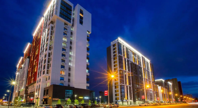Sutki Ufa on Entuziastov street 16, Rezervovat Apartmán Hotely v Bashkortostan s parkováním, Parkování