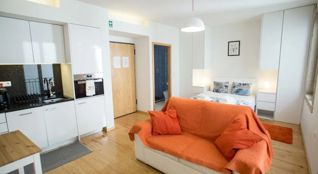 Студия с балконом LivingPorto Apartments by Porto City Hosts