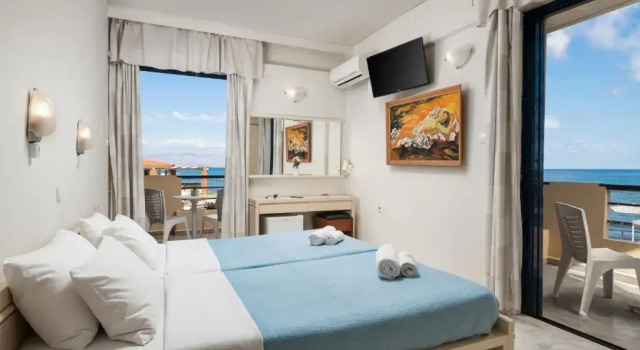 Двухместный номер Standard с видом на море Hotel Haris on the beach