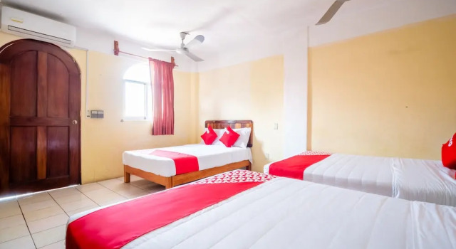 Трёхместный номер Standard OYO Hotel Betsua Vista Hermosa, Huatulco