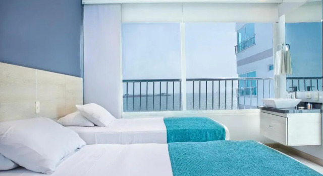 Двухместный номер Standard с видом на море Santorini Kima Beach Resort