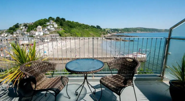 Deluxe Tweepersoonskamer met balkon en  uitzicht op zee The Watermark Bed & Breakfast