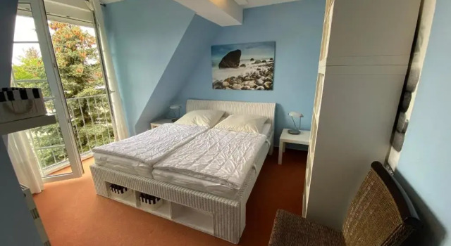 Апартаменты Deluxe Ferienwohnung im Poolhaus mit Ostseeblick