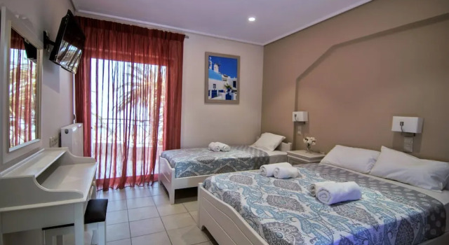 Estudio familiar 1 dormitorio con vista al mar Nefeli Studios