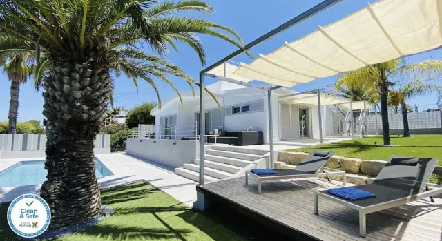 Вилла с 4 комнатами с балконом и с видом на бассейн Moderna - Private Pool - 8 Guests - Quarteira