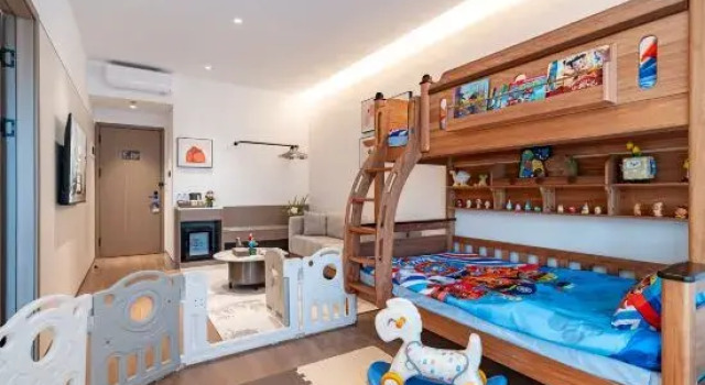 Семейный люкс c 1 комнатой Shenzhen Boyun Hotel (Shangwu Metro Station, Bao'an)