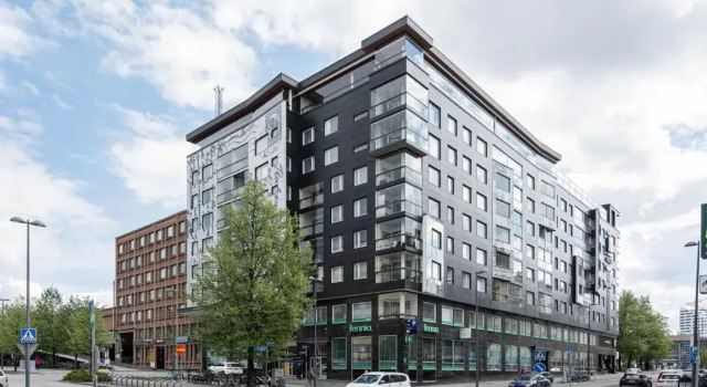 2ndhomes Tampere "Posteljooni" Apt - New 1BR Apt with Balcony and Best Location