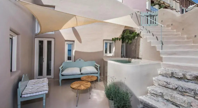 Вилла Superior с видом на горы Ammos Oia Mansion