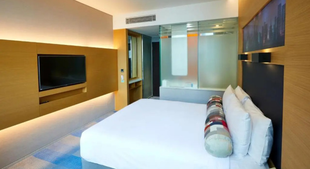 Двухместный номер Standard с видом на город Aloft by Marriott Seoul Gangnam