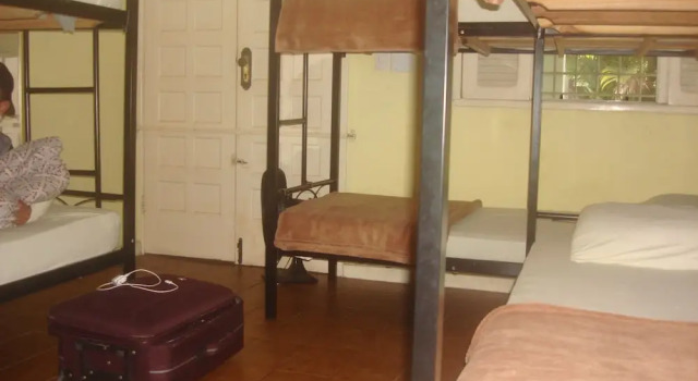 Кровать в общем номере ClubeHostel São Francisco