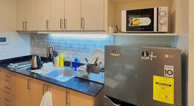 Кровать в общем номере Room-simple, Modern & Cozy Condo in Lafa