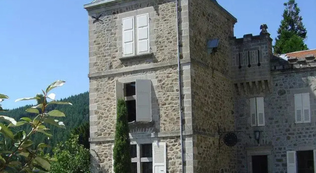 Apartment in a castle with garden and swimming pool