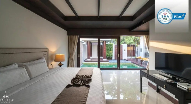 Вилла с бассейном с 2 комнатами Malisa Villa Suites - SHA Extra Plus