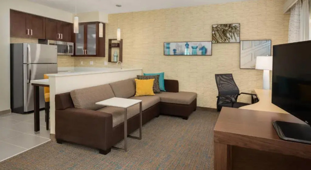 Студия Residence Inn by Marriott Shreveport-Bossier City/Downtown