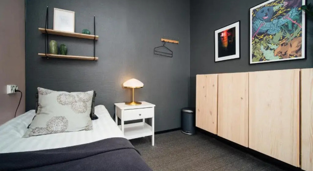 Одноместный номер Budget without window The Yard Hostel
