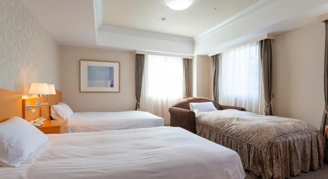 Трёхместный номер Standard Rihga Hotel Zest Takamatsu