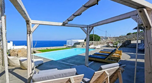 Cycladic Breeze Villa With Private Pool, Забронировать Вилла Отели Миконоса с парковкой, рядом с Пляж Капари, Парковка