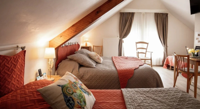 Номер Standard Logis Hôtel Restaurant de la Poste et La Grange Détente, espace bien-être