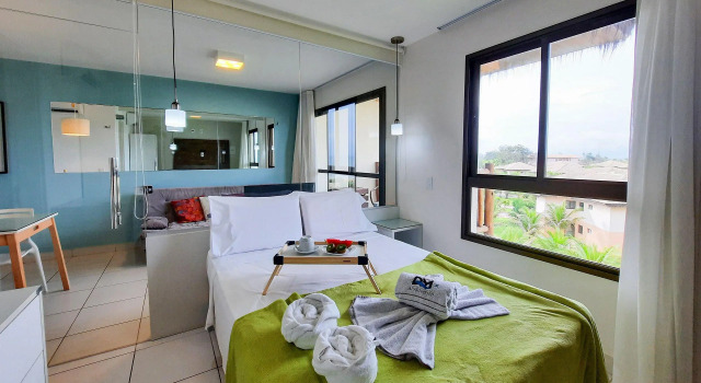 VG Sun Cumbuco Flat com Incrível Vista Mar, Rezervovat Hotel Wellness hotely v Bahia, SPA