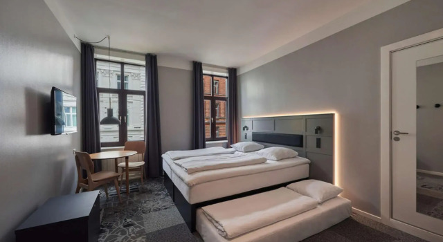 Трёхместный номер Standard Four Points Flex by Sheraton Copenhagen City