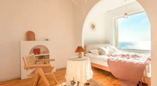 Люкс с 3 комнатами с видом на море Zhenhai Seaview Travel Photography Homestay