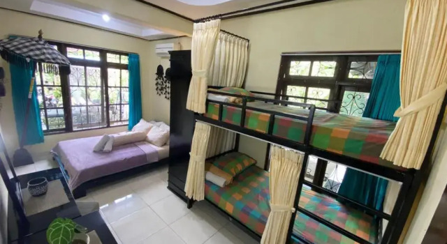 Семейный номер Standard с видом на сад Coliving Bali SWEET HOME Tabanan,Daily & Monthly Stay,Kost Bulanan