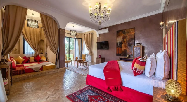Büyük çift kişilik süit Villa Chems