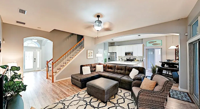 New Listing! Tropical Getaway Near Vilano Beach 4 Bedroom Home