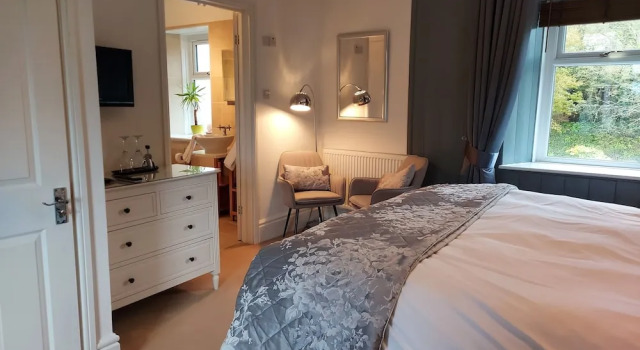 Standard- dobbelt værelse med haveudsigt Boscastle House