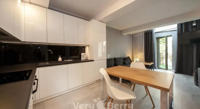 Апартаменты с балконом Stylowe i Eleganckie Studia Very Berry w Poznaniu by Noclegi Renters