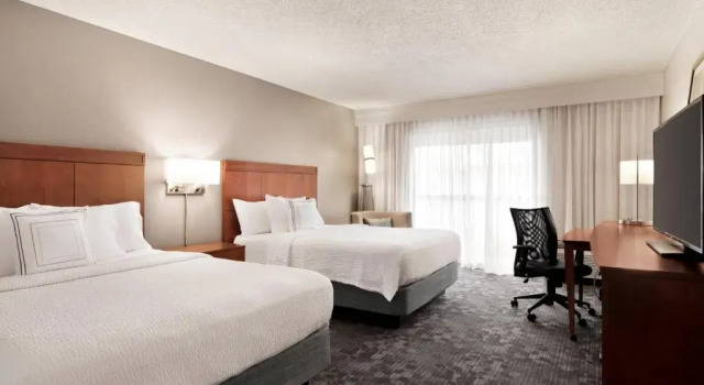 Standard- firedobbelt værelse Courtyard by Marriott Tulsa Central