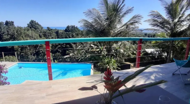 Villa créole vue mer