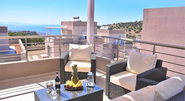 Вилла Deluxe с 3 комнатами с частичным видом на море Kounali Resort
