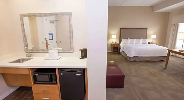 Двухместная студия Accessible Hampton Inn & Suites - Pittsburgh/Harmarville, PA