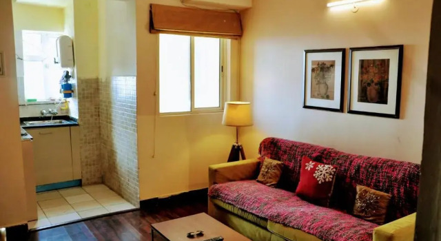 Апартаменты c 1 комнатой Studio Apartment with Green lawns