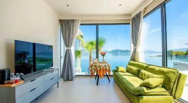 Двухместный люкс с красивым видом из окна InCove Baisha Bay Lake View Homestay