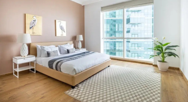 Grand 2BR w/ a Full Sea View & Direct Beach Access, Забронировать Апартаменты/квартира Апартаменты Эмирата Дубая, рядом с Dubai Marina Yacht Club, Апартаменты/квартира