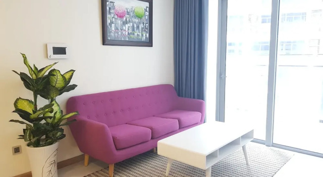 Апартаменты Comfort c 1 комнатой с балконом и с красивым видом из окна Vinhomes Binh Thanh Official Luxury Apartment