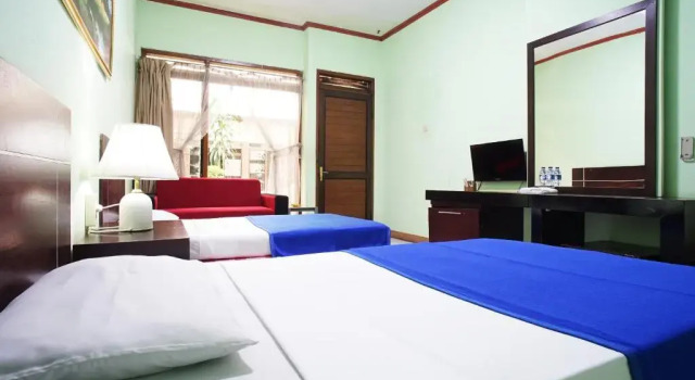 Süper çift kişilik oda Hotel Bandung Permai