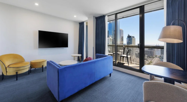 Люкс c 1 комнатой с балконом Avani Melbourne Jazz Corner Residences