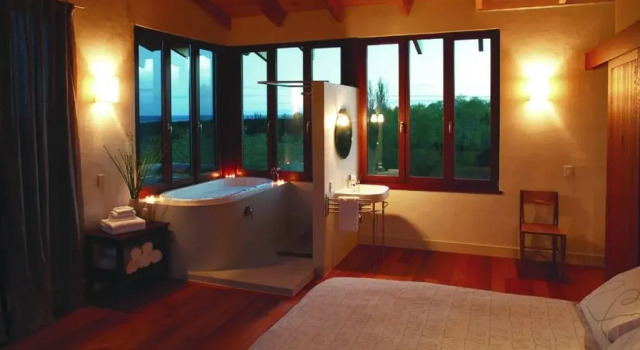 Hapuku Lodge & Tree Houses, Buchen Sie Ferienhaus Hotels in Südinsel Neuseelands mit Pool, Schwimmbad