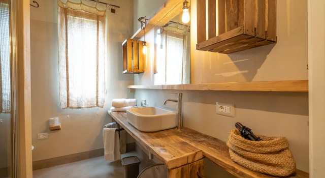 Четырёхместный семейный номер Standard с 2 комнатами с видом на сад Agriturismo Sweet Cottage